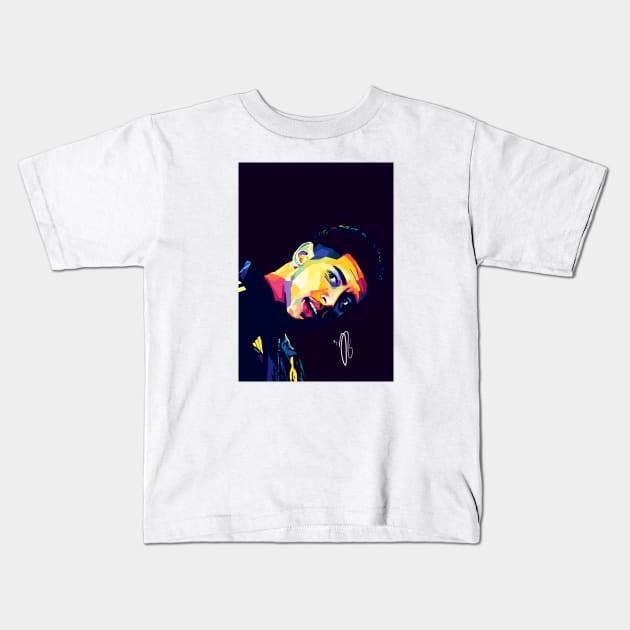 Bellingham Wpap Art Kids T-Shirt by Pure Touch